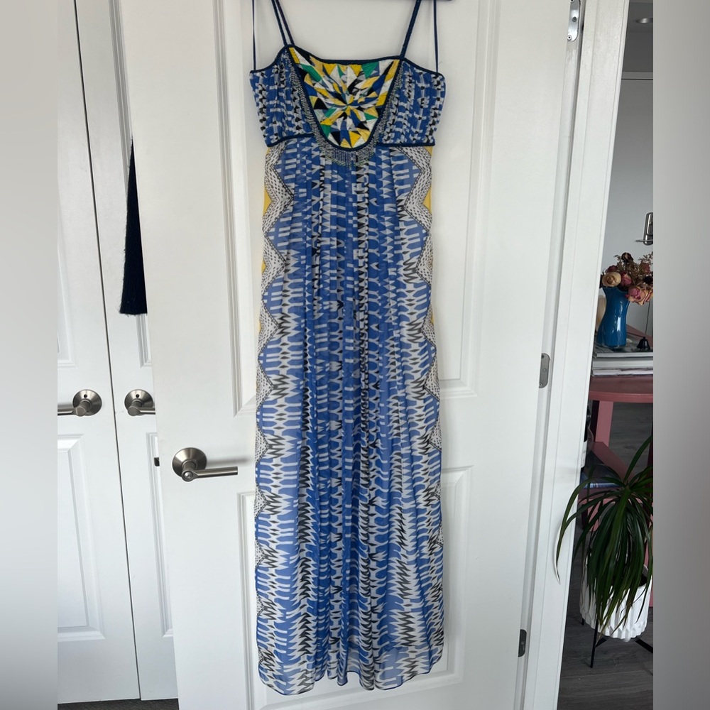 Multi color summer maxi